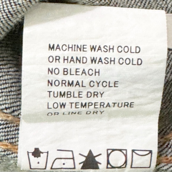 Driftwood Maryah Floral Embroidered Boho Jean Jacket Medium - Picture 10 of 11